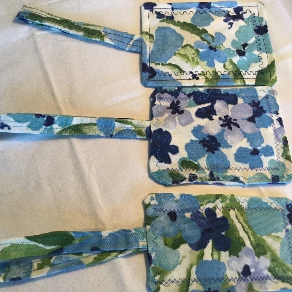 NWOT. Handmade Luggage/Backpack Tags Set of 3 - Picture 3 of 3